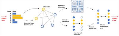 Identifying vital nodes in recovering dynamical process of networked system